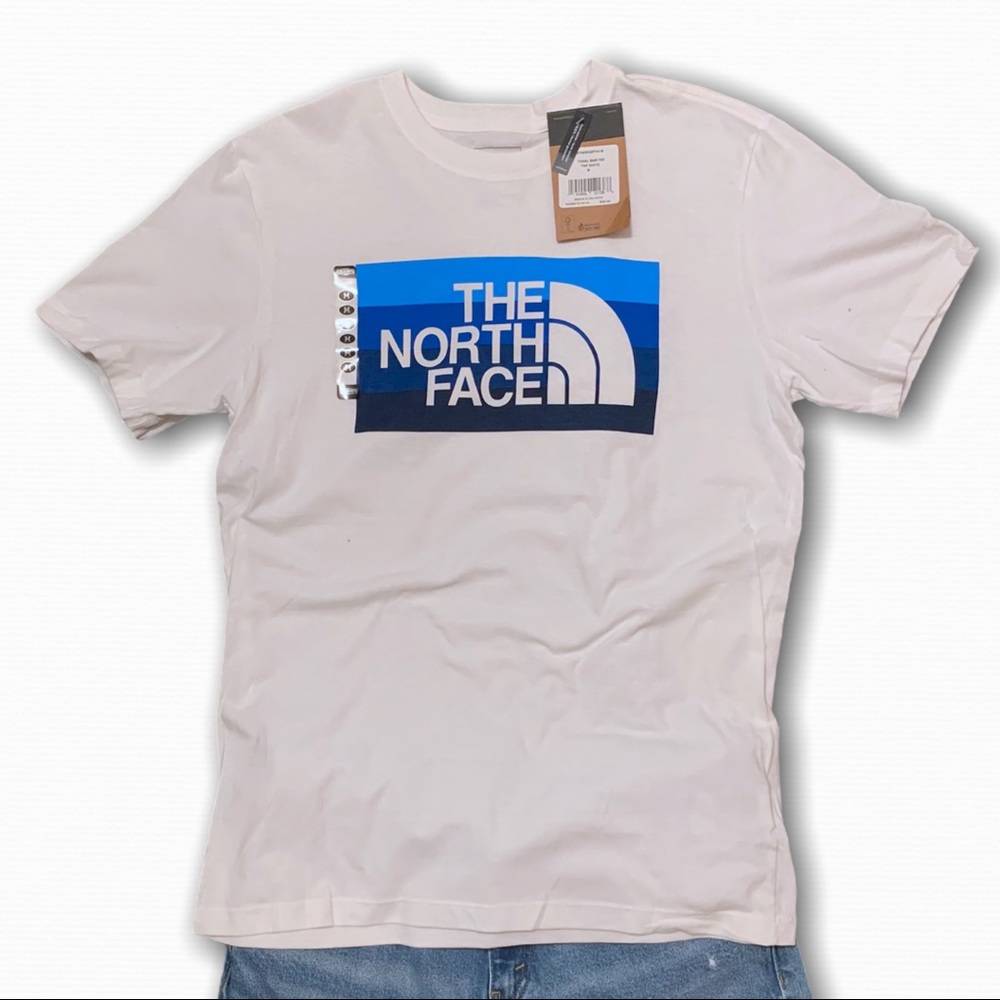 Men’s the north face tee white NWT
